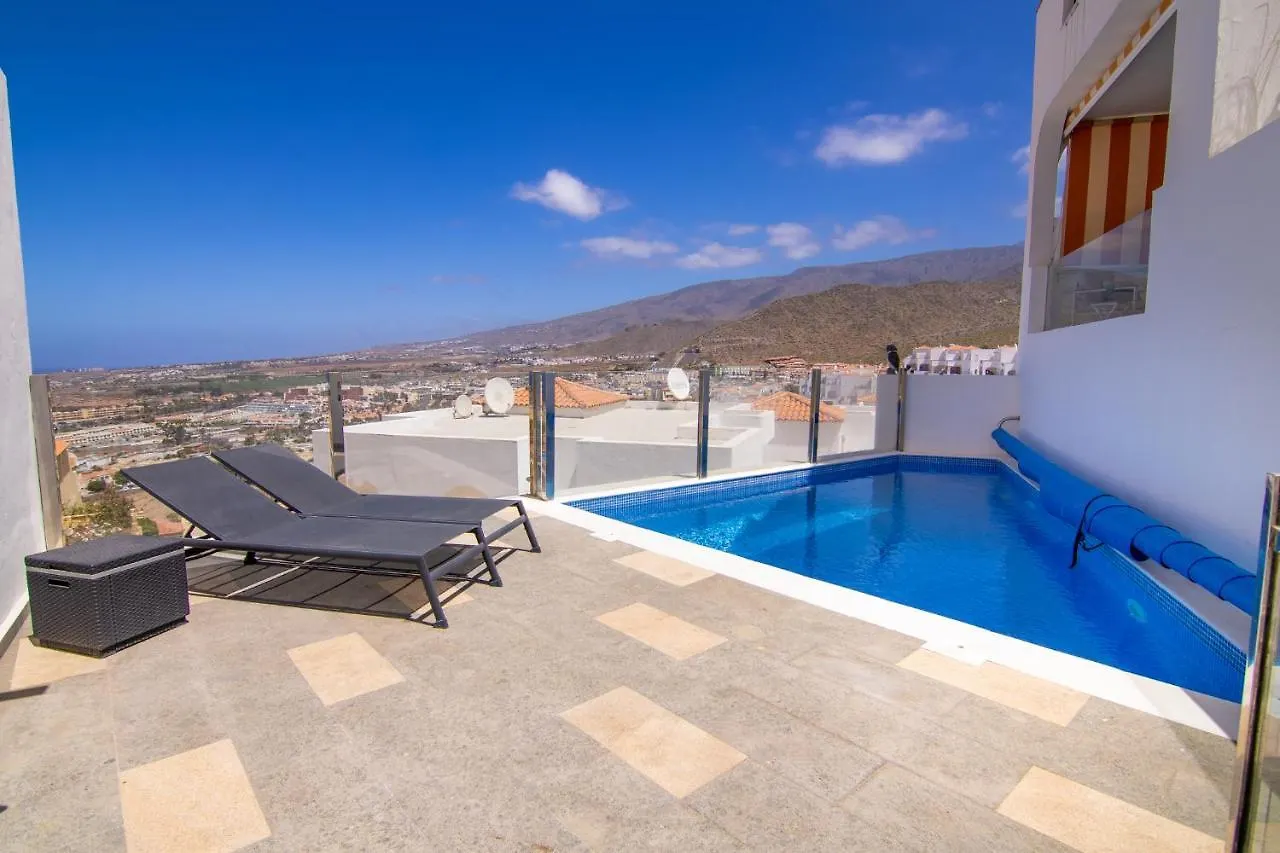 Tatil Evi Mirador Balcon Del Atlantico Y Piscina Privada Villa Costa Adeje