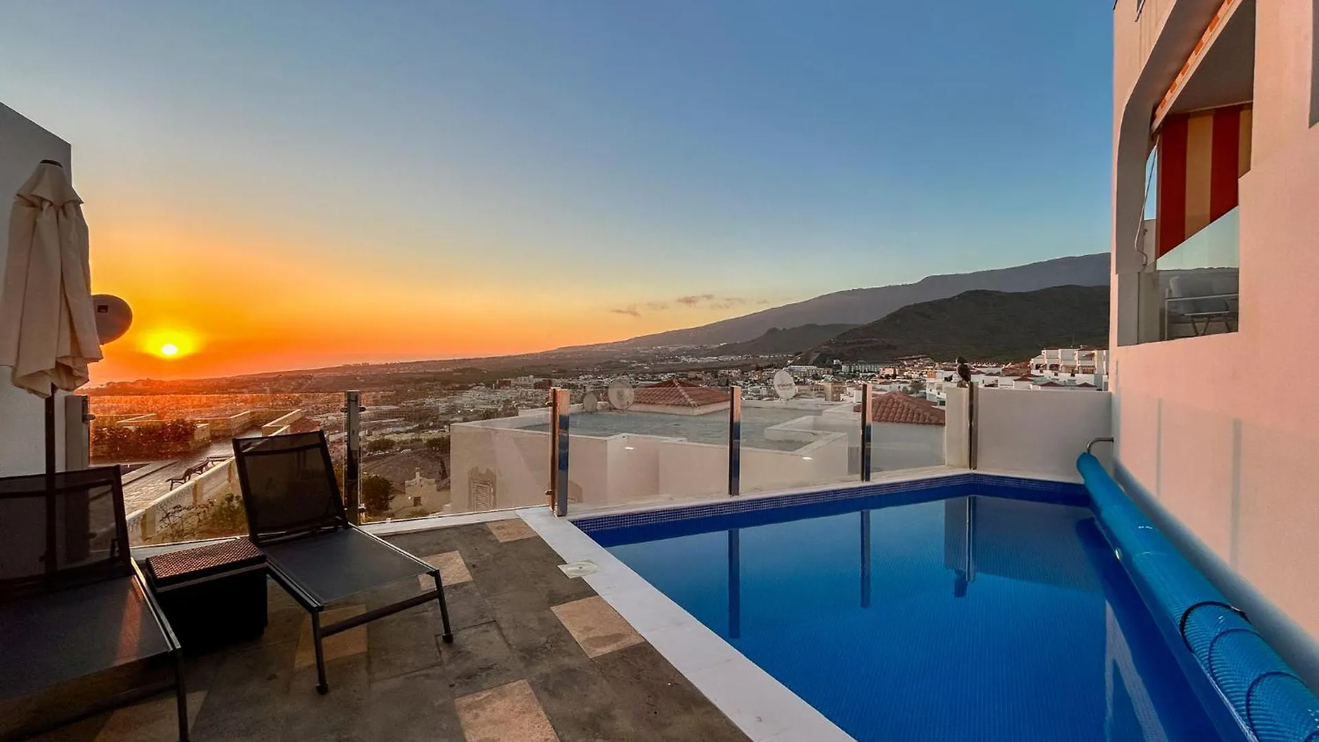 Mirador Balcon Del Atlantico Y Piscina Privada Villa Costa Adeje Tatil Evi